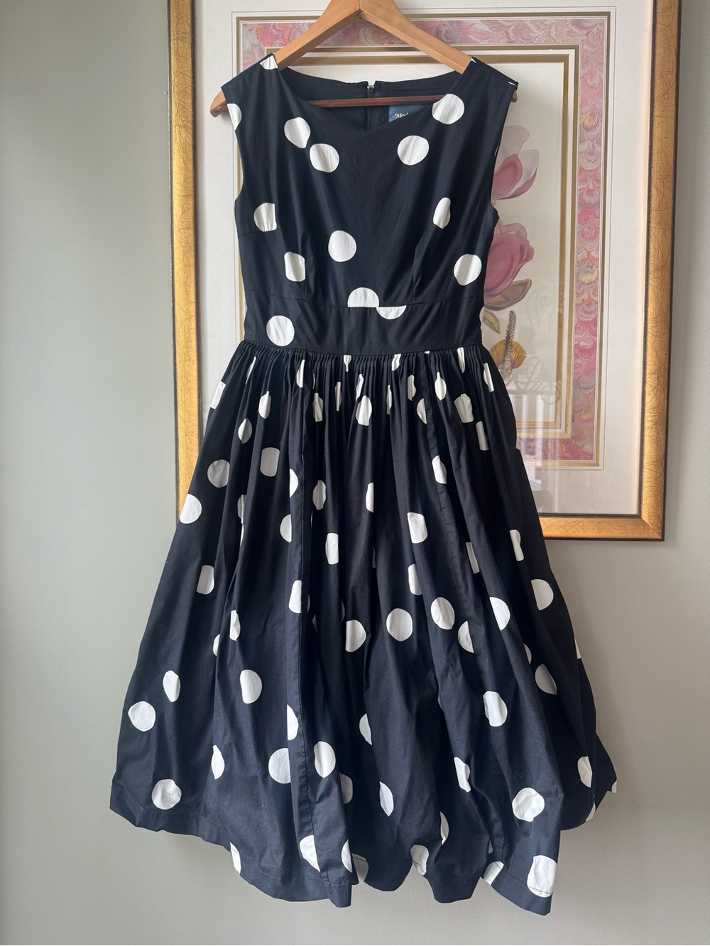 Modcloth polka dot petticoat dress
